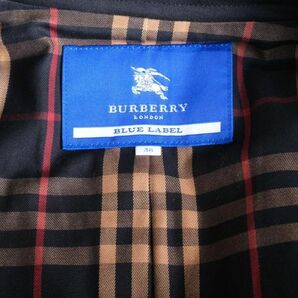 お買い得◆BURBERRY BLUE LABEL◆バーバリーブルーレーベル◆レディース 女性用 トレンチコート [38] ブラック br07017567の画像7