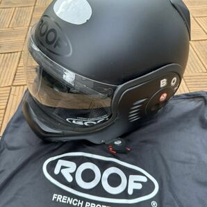 【ジャンク品】ルーフ ROOF ボクサー ヘルメット V8 フルブラック XXL 63cmの画像1