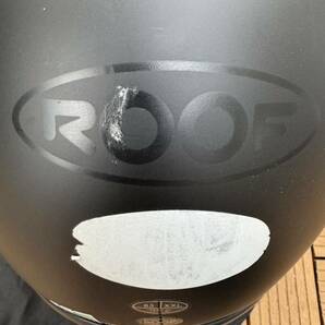 【ジャンク品】ルーフ ROOF ボクサー ヘルメット V8 フルブラック XXL 63cmの画像10