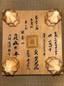 Чемпион Hanyu против Ryu King Moriuchi пользователь пользователь Hyuga 6 -Inch Shogi Board