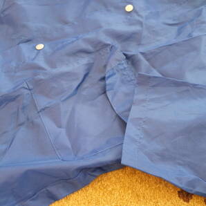 【送料￥185】カッパ ポンチョ 雨具 120ｃｍ 青色 子供 ジュニア レインコートの画像6
