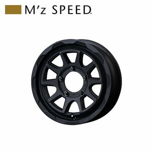 M'z SPEED juno MM05 16×5.5J PCD139.7 5H +22 ラギッドブラック 16インチ 鋳造1ピースホイール 1本