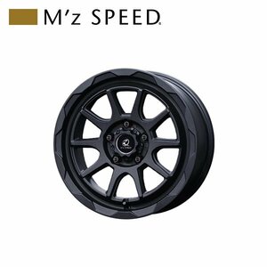 M'z SPEED juno MM05 16×7.0J PCD114.3 5H +38 ラギッドブラック 16インチ 鋳造1ピースホイール 1本