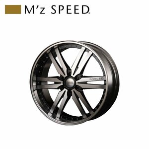 M'z SPEED FORGED DESIGN 859 22×8.5J PCD139.7 6H +50 ブラック/ポリッシュ 22インチ 鍛造2ピースアルミホイール 1本