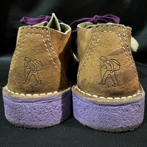 定価33,000円 クラークス × アリーズ コラボ CLARKS ORIGINALS ARIES Desert Trek デザートトレック ショートブーツ 26173125 革靴_画像7