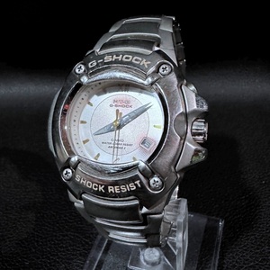 定価28,000円 G-SHOCK メタルバンド デジタル MTG-120LV-7JF 動作未確認 カシオ Gショック 腕時計 MT-G 