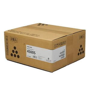 送料無料!! RICOH SP トナー4500S (2個入り） 600547 純正 (適合機種 RICOH SP4500/SP4510/SP4510SF)