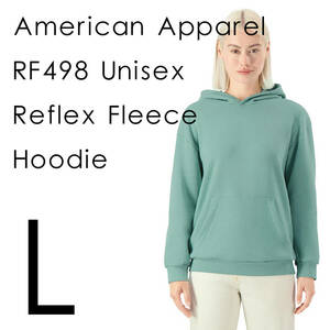 新商品　アメリカンアパレル　ARCTIC　L　スウェット　パーカー　フーディ　男女兼用　ReFlex Fleece Hoodie AmericanApparel