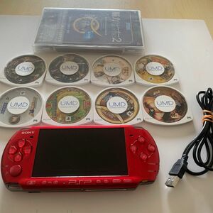PSP レッド プレイステーションポータブル