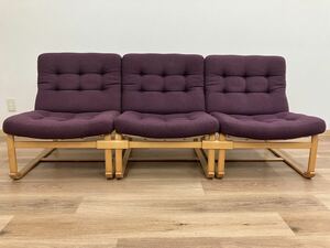  Tendo Mokko TENDO голубой no коврик son3P lounge диван прекрасный товар / поиск Yanagi Sori Северная Европа шедевр стул трехместный диван 