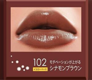 【新品未開封】RIMMEL リンメル アクアリィ ブースト リップラッカー 102 シナモンブラウン