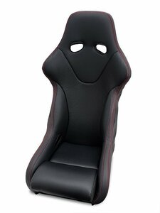 [JADE]RECARO RS-GEモデル用スタイリッシュシートカバー(ブラック×レッドステッチ)[JSC-007]