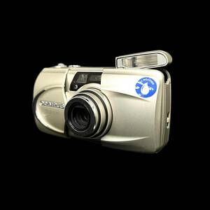 【希少】OLYMPUS オリンパス Stylus 150 コンパクト フィルムカメラ ALL WEATHER 新品電池交換済み 簡易動作確認済み