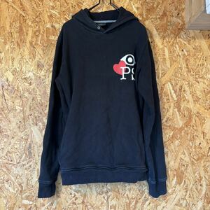 PS Paul Smith Paul Smith sweat Parker black long sleeve pocket unisex Heart print thin Parker 3001