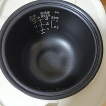 無印良品　炊飯器　 3合炊き　MJ-RC3A　2019年製_画像6