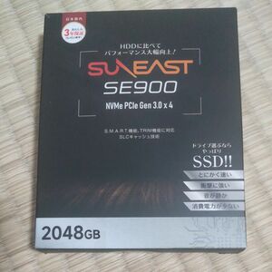 SUNEAST 2TB 内蔵型 SSD SE900NVG3-2TB