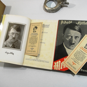 H1/洋書 アドルフ・ヒトラー 我が闘争 2冊セット Adolf Hitler Mein Kampf 1937年版 ドイツ語 /ナチス・ドイツ/ /戦前古本古書の画像2