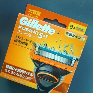 新品 送料無料 Gillette/ジレット フュージョン5+1 替刃 8個入 剃刀