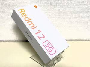 新品・未使用品 Redmi 12 5G 6.8インチ メモリー4GB ストレージ128GB ミッドナイトブラック