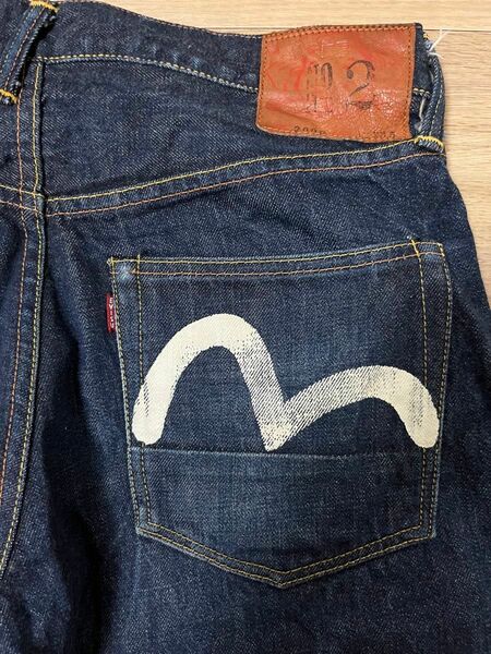 日本製 EVISU エヴィス No.2 Lot.2000 カモメ ペイントW32