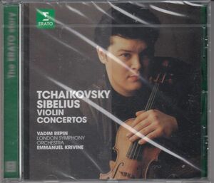 [CD/Erato]シベリウス:ヴァイオリン協奏曲ニ短調Op.47他/V.レーピン(vn)&E.クリヴィヌ&ロンドン交響楽団 1994