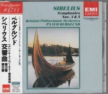 [CD/Toshiba]シベリウス:交響曲第3番ハ長調Op.52&交響曲第5番変ホ長調Op.82/P.ベルグルンド&ヘルシンキ・フィルハーモニー管弦楽団_画像1