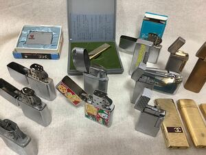 【1円スタート】各種　ライター　おまとめ　オイルライター ZIPPO 喫煙具 未使用品　ジャンク品　【着火未確認】