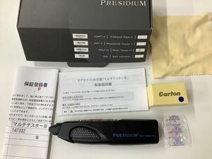 PRESIDIUM マルチテスターⅢ ダイヤモンドテスター　モアサナイト判定機　美品　動作品　ケース　取扱説明書付き