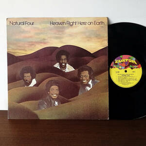 ★LP Natural Four Heaven Right Here On Earth '75 US Original_Curtom