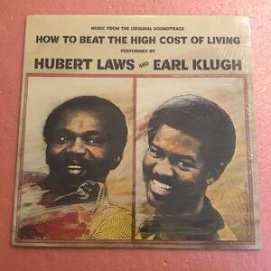 LP shrink attaching O.S.T. Hubert Laws And Earl Klugh How To Beat The High Cost Of Living Jazz Fusion 