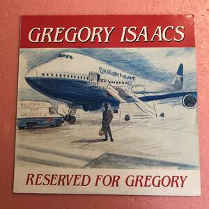 LP Gregory Isaacs Reserved For Gregory グレゴリー アイザックス