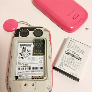 みまもりケータイ4 ピンク 取り説、箱付き ソフトバンク キッズケータイ SoftBank 子供携帯の画像6