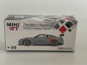 ＜1/64 MINI-GT 98＞ Pandem Nissan GT-R ROCAF Malataw Fighter LHD