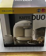 未使用 新品 re'colte レコルト コーヒーメーカー DUO KD-1W コーヒー ドリップ 2カップ_画像1