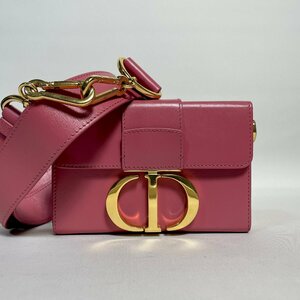 2403-36-1 ｜ Красивые товары ｜ Christian Dior Christian Dior 30 Montenyu Beadling Bag Кожаный розовый логотип CD ремешок