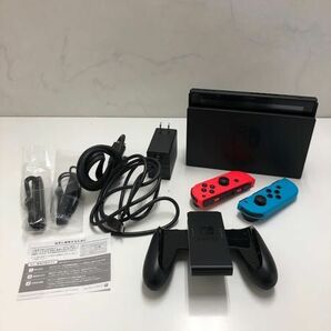 1円〜 動作確認済み 初期化済み ニンテンドー Switch HAC-001 ネオンブルー ネオンレッドの画像3