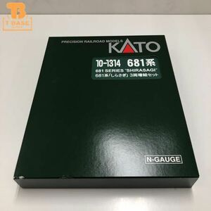 1円〜 動作確認済み KATO Nゲージ 10-1314 681系「しらさぎ」 3両増結セット