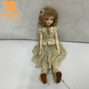 1円〜 詳細不明 女の子 金髪 パーマ カーキ ワンピース ドール 人形