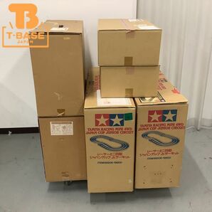 1円〜 店頭受取限定 訳ありジャンク レーサーミニ四駆 ジャパンカップJr.サーキット スロープセクション(レッド)、J-CUP公認コース 等の画像1