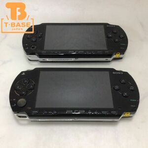 1円〜 ジャンク 初期化済 SONY PSP-1000 ブラック 本体のみ 2個セット