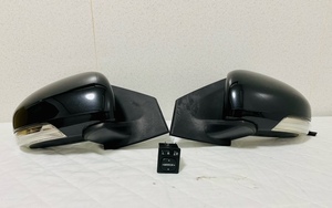 H20y KGJ10/NGJ10 Toyota IQ I cue used left right electric storage type 7P door mirror winker attaching 209 black color series? mirror switch attaching 