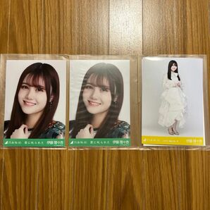 【3枚セット】乃木坂46 生写真　伊藤理々杏　君に叱られた　紅白2021衣装2　