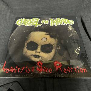 【カラー盤・2枚組】 Christ On Parade 「Insanity Is A Sane Reaction」 ハードコア パンク 