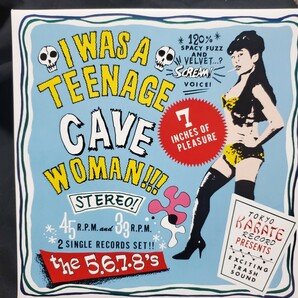 The 5.6.7.8's 「I Was A Teenage Cave Woman !!!」EPレコード ロックの画像1