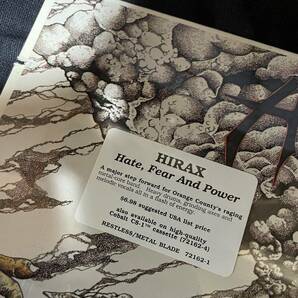 【未開封・カット盤】 HIRAX 『Hate, Fear And Power』 LP レコードの画像4