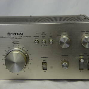 C064♪希少！TRIO KA-7300 プリメインアンプ オーディオ機器 通電OKの画像3