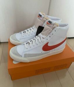 Nike Blazer Mid77 Vintage WHITE MANTRA ORANGE SAIL ナイキ　ブレーザー 26cm US8 ブレイザー　スニーカー