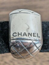 【 希少・レア 】CHANEL ／ シャネル 【 シルバーリング 】キルティング 指輪 アクセサリー ヴィンテージ ビンテージ 925 SILVER 小物_画像2