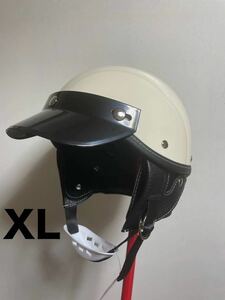 ショーティー　XL59－62 ヘルメット　ポリヘル　ポリスへルメット　ハーフ　半ヘル　レトロ