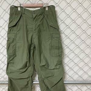 60s VINTAGE 米軍実物 GRIPPER ZIPPER M65 ミリタリー カーゴパンツ